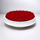 Rustic Ceramic Vase with Eternity Red Roses