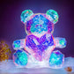 Glowing Illuminated Galaxy Bear