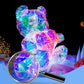 Glowing Illuminated Galaxy Bear