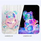Glowing Illuminated Galaxy Bear