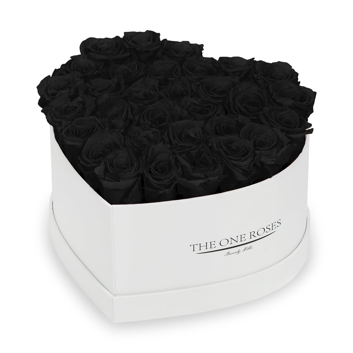 Onyx Black Roses | White "Love" Box