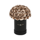 Round Dome | Basic Black Box with Metallic Gold Roses