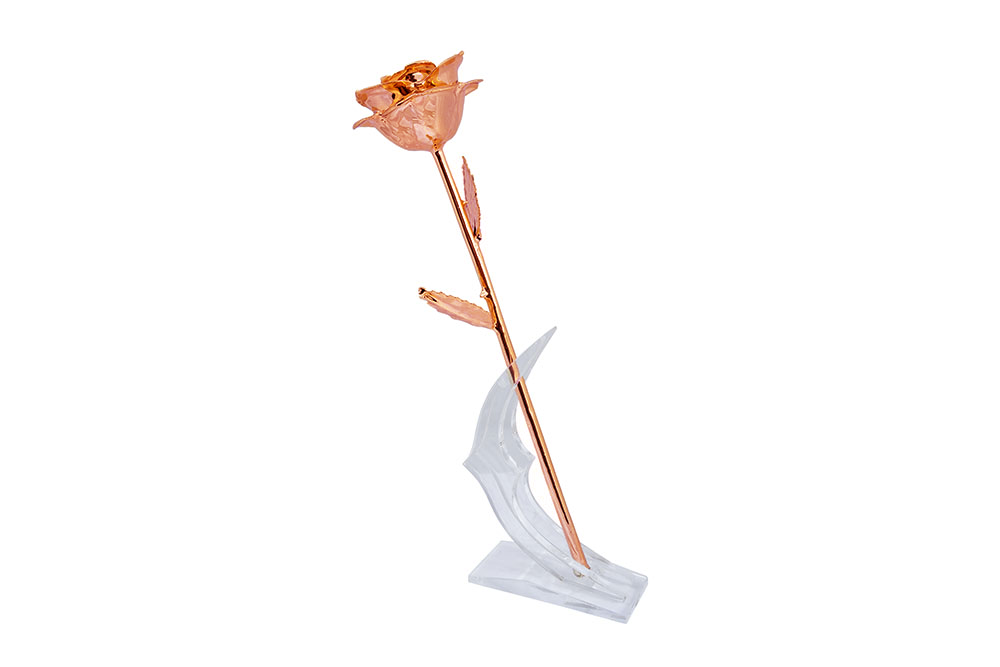 24k Gold Dipped Rose - Rose Gold