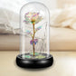 Enchanted Galaxy Rose in a Glass Dome