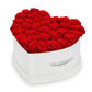Crimson Red Roses | White "Love" Box