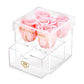 Opaque | Rose Box with Drawer | Fairy Tale Pink Roses